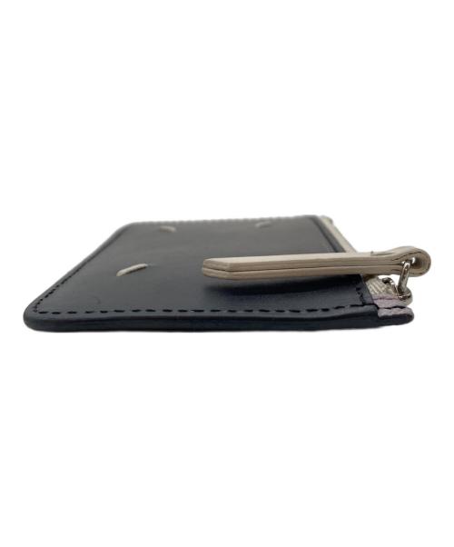 Maison Margiela（メゾンマルジェラ）Maison Margiela (メゾンマルジェラ) カードコインケース ブラック×パープルの古着・服飾アイテム