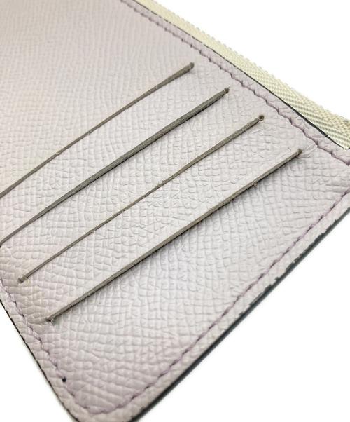 Maison Margiela（メゾンマルジェラ）Maison Margiela (メゾンマルジェラ) カードコインケース ブラック×パープルの古着・服飾アイテム