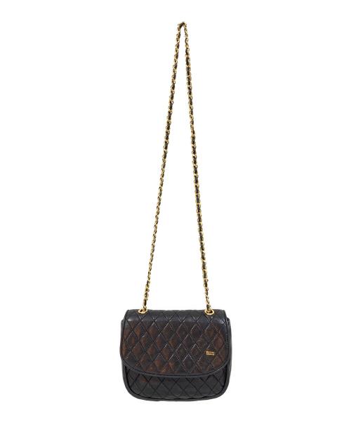 BALLY（バリー）BALLY (バリー) チェーンショルダーバッグ ブラックの古着・服飾アイテム