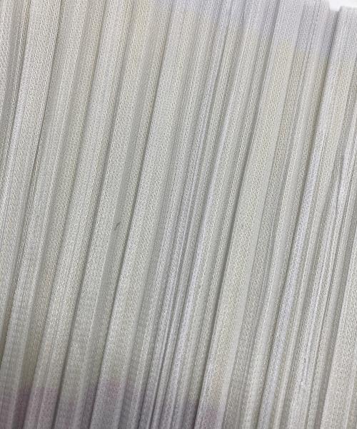 PLEATS PLEASE（プリーツプリーズ）PLEATS PLEASE (プリーツプリーズ) プリーツカットソー グレー×イエロー サイズ:3の古着・服飾アイテム