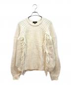 DRAWERドゥロワー）の古着「厚手ニット」｜アイボリー