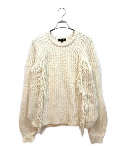 DRAWER（ドゥロワー）DRAWER (ドゥロワー) 厚手ニット アイボリー サイズ:1の古着・服飾アイテム