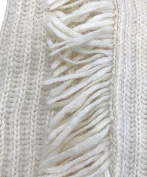 DRAWER（ドゥロワー）DRAWER (ドゥロワー) 厚手ニット アイボリー サイズ:1の古着・服飾アイテム