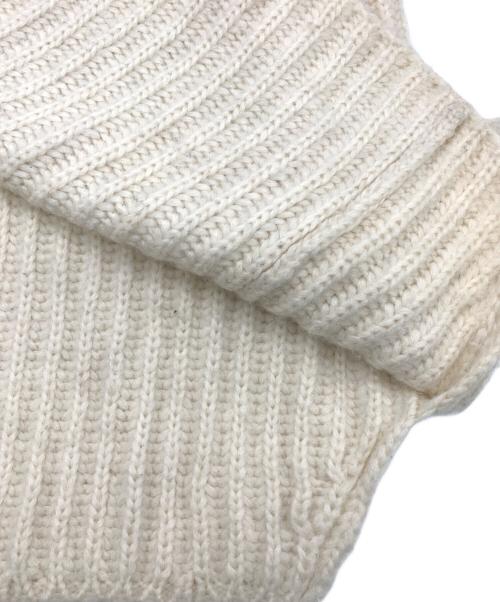 DRAWER（ドゥロワー）DRAWER (ドゥロワー) 厚手ニット アイボリー サイズ:1の古着・服飾アイテム