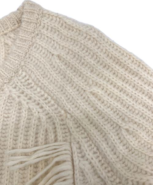 DRAWER（ドゥロワー）DRAWER (ドゥロワー) 厚手ニット アイボリー サイズ:1の古着・服飾アイテム