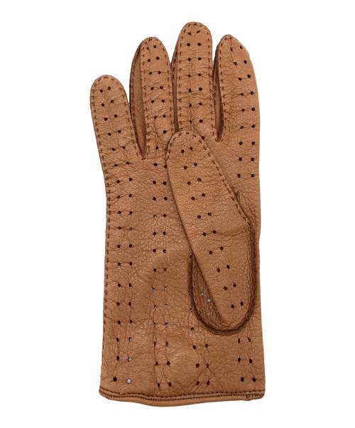 GUCCI（グッチ）GUCCI (グッチ) 手袋 ブラウン サイズ:8の古着・服飾アイテム