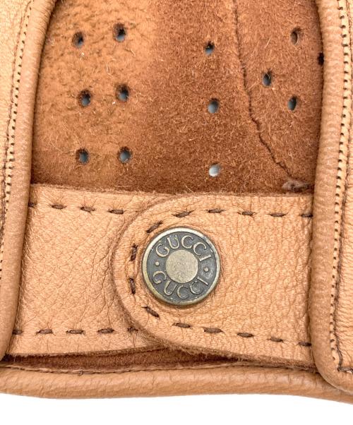 GUCCI（グッチ）GUCCI (グッチ) 手袋 ブラウン サイズ:8の古着・服飾アイテム