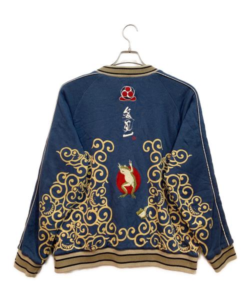 参丸一（サンマルイチ）参丸一 (サンマルイチ) ブルゾン ネイビー サイズ:XXLの古着・服飾アイテム