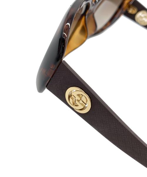 GUCCI（グッチ）GUCCI (グッチ) サングラス ブラウン サイズ:58□16の古着・服飾アイテム