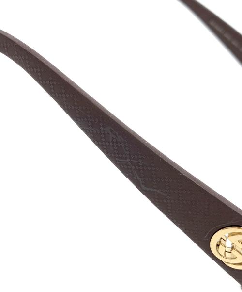 GUCCI（グッチ）GUCCI (グッチ) サングラス ブラウン サイズ:58□16の古着・服飾アイテム