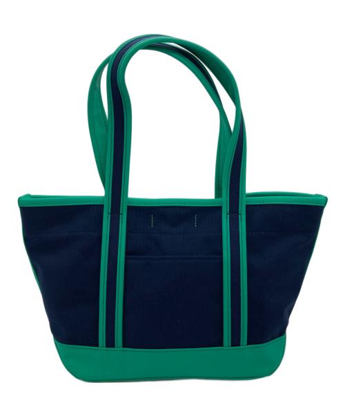 PORTER（ポーター）PORTER (ポーター) ボーイフレンドトート ブルー×グリーンの古着・服飾アイテム