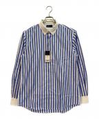 FRED PERRYフレッドペリー）の古着「長袖シャツ」｜ホワイト×ブルー