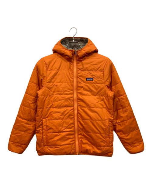 Patagonia（パタゴニア）Patagonia (パタゴニア) リバーシブルボアジャケット ベージュ×オレンジ サイズ:XXLの古着・服飾アイテム