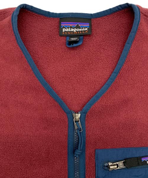 Patagonia（パタゴニア）Patagonia (パタゴニア) シンチラカーディガン レッド サイズ:MENS S / W's Mの古着・服飾アイテム