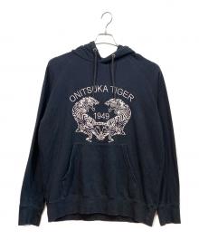 Onitsuka Tiger（オニツカタイガー）の古着「パーカー」｜ブラック