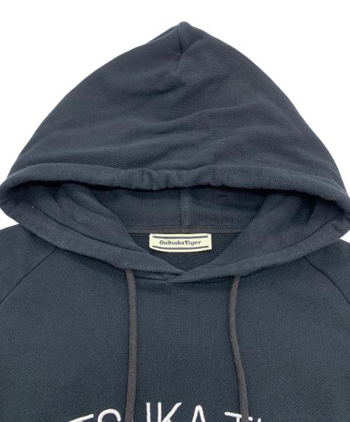 Onitsuka Tiger（オニツカタイガー）Onitsuka Tiger (オニツカタイガー) パーカー ブラック サイズ:Mの古着・服飾アイテム