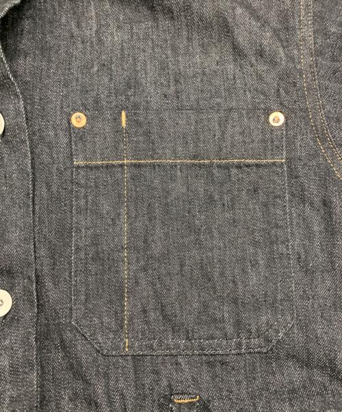 MHL（エムエイチエル）MHL (エムエイチエル) CANTON LIGHT DENIM BLACK インディゴ サイズ:34の古着・服飾アイテム