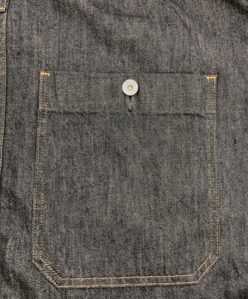 MHL（エムエイチエル）MHL (エムエイチエル) CANTON LIGHT DENIM BLACK インディゴ サイズ:34の古着・服飾アイテム