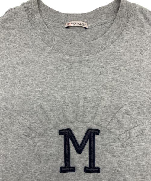 MONCLER（モンクレール）MONCLER (モンクレール) Tシャツ グレー サイズ:Mの古着・服飾アイテム
