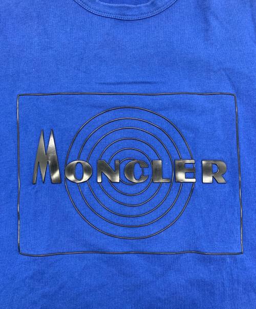 MONCLER（モンクレール）MONCLER (モンクレール) Tシャツ ブルー サイズ:Mの古着・服飾アイテム