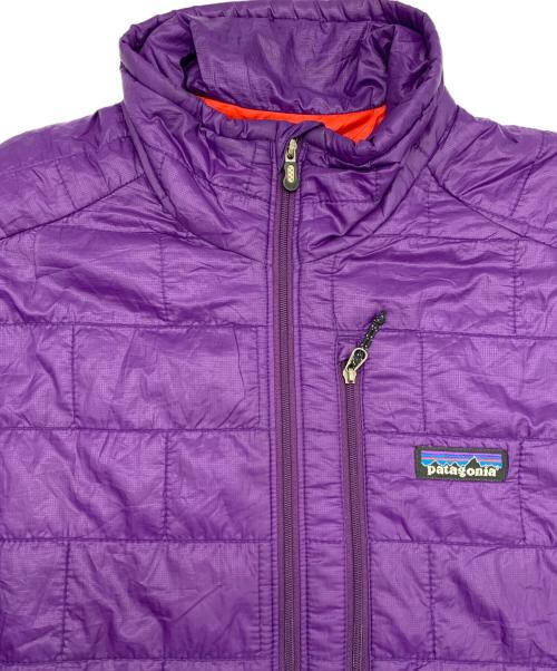 Patagonia（パタゴニア）Patagonia (パタゴニア) ナノパフジャケット パープル サイズ:Sの古着・服飾アイテム