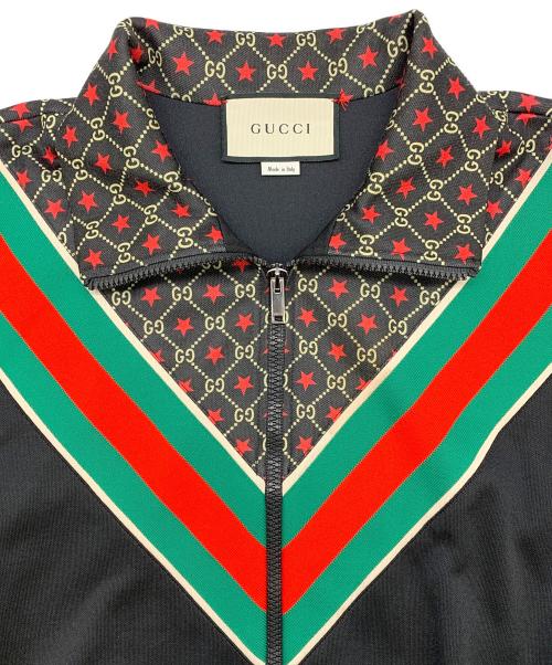GUCCI（グッチ）GUCCI (グッチ) トラックジャケット ブラック サイズ:Mの古着・服飾アイテム