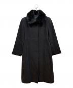 BURBERRY BLUE LABELバーバリーロンドンブルーレーベル）の古着「ウールコート」｜ブラック