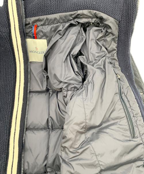 MONCLER（モンクレール）MONCLER (モンクレール) ダウンジャケット ネイビー サイズ:1の古着・服飾アイテム