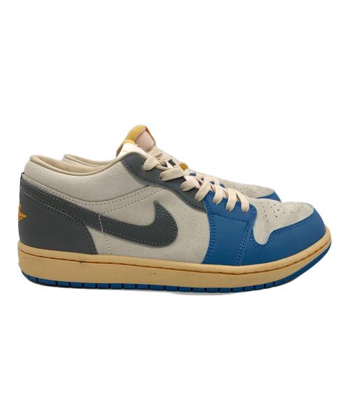 NIKE（ナイキ）NIKE (ナイキ) AIR JORDAN 1 LOW ブルー×ライトグレー サイズ:US/10.5の古着・服飾アイテム