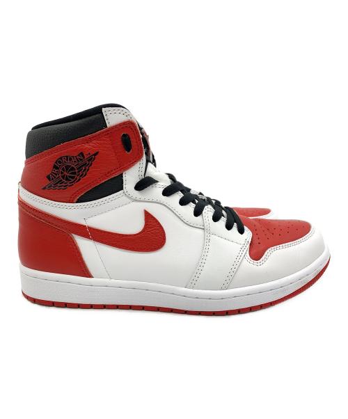 NIKE（ナイキ）NIKE (ナイキ) Air Jordan 1 High OG Heritage / エアジョーダン1 ハイ OG ヘリテージ ホワイト×レッド サイズ:US/10.5の古着・服飾アイテム