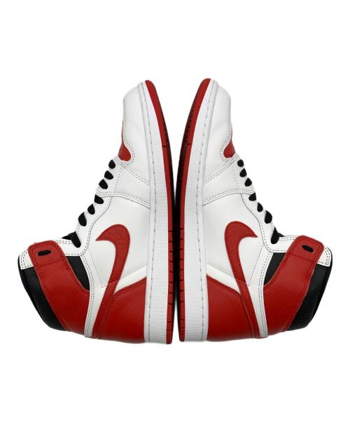 NIKE（ナイキ）NIKE (ナイキ) Air Jordan 1 High OG Heritage / エアジョーダン1 ハイ OG ヘリテージ ホワイト×レッド サイズ:US/10.5の古着・服飾アイテム
