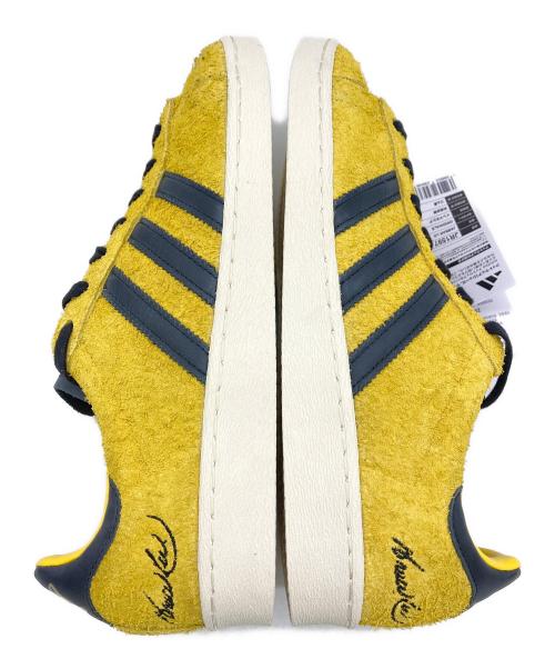 adidas（アディダス）adidas (アディダス) Jabbar Lo ブルース・リー スニーカー ブラック×イエロー サイズ:US10 1/2の古着・服飾アイテム