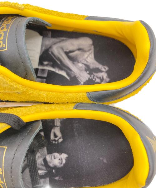 adidas（アディダス）adidas (アディダス) Jabbar Lo ブルース・リー スニーカー ブラック×イエロー サイズ:US10 1/2の古着・服飾アイテム