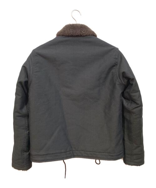 NAVY DEPARTMENT（ネイビーデパートメント）NAVY DEPARTMENT (ネイビーデパートメント) ジップジャケット ブラック サイズ:36の古着・服飾アイテム