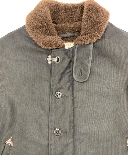 NAVY DEPARTMENT（ネイビーデパートメント）NAVY DEPARTMENT (ネイビーデパートメント) ジップジャケット ブラック サイズ:36の古着・服飾アイテム