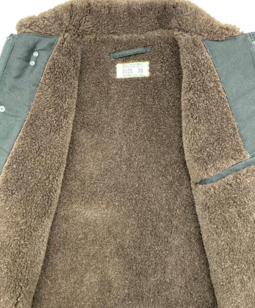 NAVY DEPARTMENT（ネイビーデパートメント）NAVY DEPARTMENT (ネイビーデパートメント) ジップジャケット ブラック サイズ:36の古着・服飾アイテム