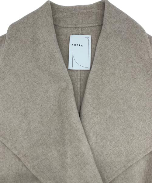 Noble（ノーブル）Noble (ノーブル) ウールチェスターコート ベージュ サイズ:36の古着・服飾アイテム