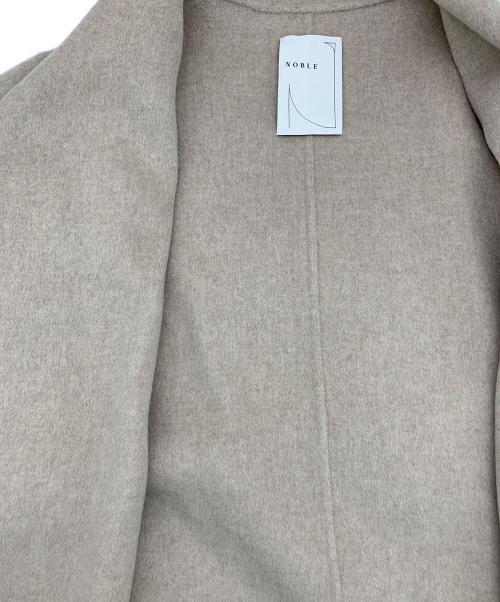 Noble（ノーブル）Noble (ノーブル) ウールチェスターコート ベージュ サイズ:36の古着・服飾アイテム