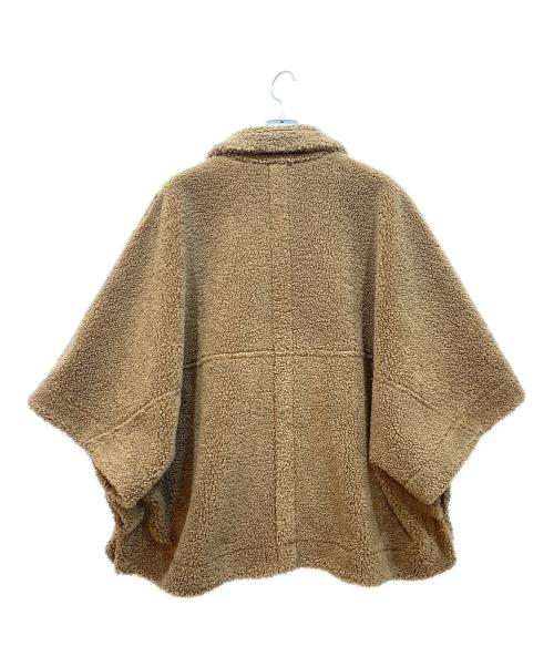 FRAMeWORK（フレームワーク）FRAMeWORK (フレームワーク) ボアポンチョコートジャケット ブラウン サイズ:Fの古着・服飾アイテム