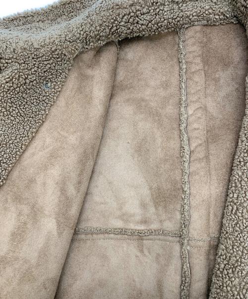 FRAMeWORK（フレームワーク）FRAMeWORK (フレームワーク) ボアポンチョコートジャケット ブラウン サイズ:Fの古着・服飾アイテム