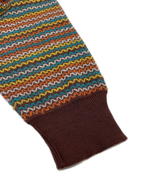 Yves Saint Laurent（イヴサンローラン）Yves Saint Laurent (イヴサンローラン) 厚手カーディガン ブラウン サイズ:160の古着・服飾アイテム