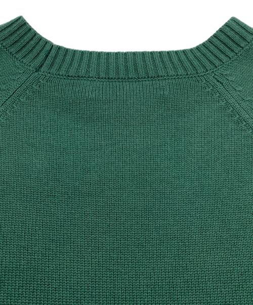 FRED PERRY（フレッドペリー）FRED PERRY (フレッドペリー) 厚手ニット グリーン サイズ:SIZE36の古着・服飾アイテム