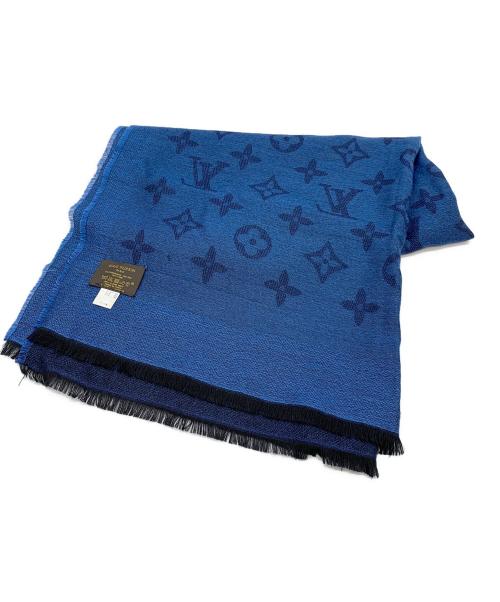 LOUIS VUITTON（ルイ ヴィトン）LOUIS VUITTON (ルイ ヴィトン) ストール ブルーの古着・服飾アイテム