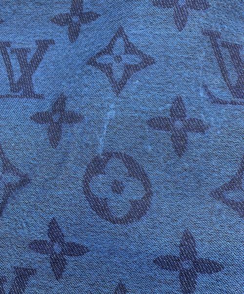 LOUIS VUITTON（ルイ ヴィトン）LOUIS VUITTON (ルイ ヴィトン) ストール ブルーの古着・服飾アイテム