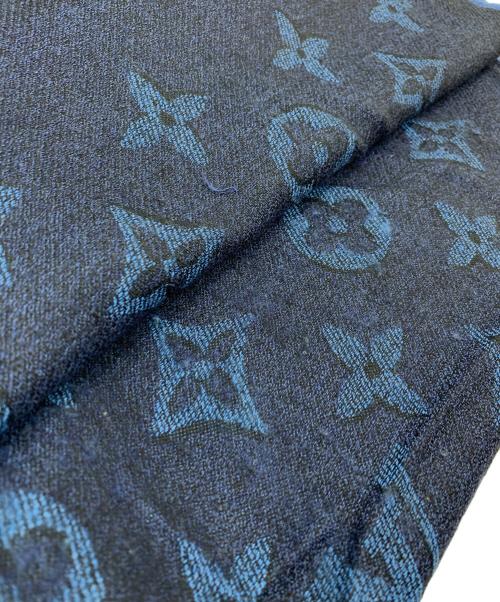 LOUIS VUITTON（ルイ ヴィトン）LOUIS VUITTON (ルイ ヴィトン) ストール ブルーの古着・服飾アイテム