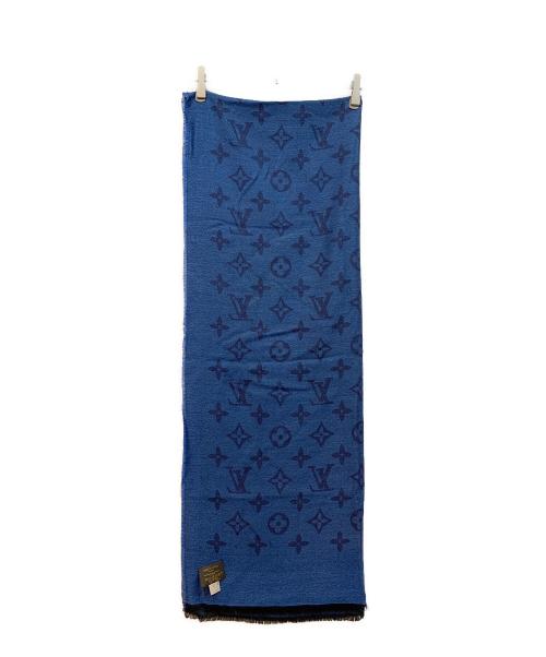 LOUIS VUITTON（ルイ ヴィトン）LOUIS VUITTON (ルイ ヴィトン) ストール ブルーの古着・服飾アイテム