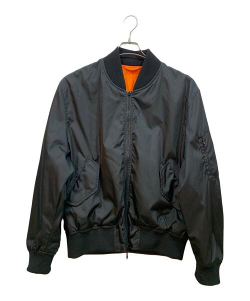 LOUIS VUITTON（ルイ ヴィトン）LOUIS VUITTON (ルイ ヴィトン) リバーシブルボンバージャケット/MA-1ジャケット オレンジ×ブラック サイズ:50の古着・服飾アイテム