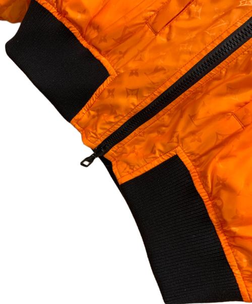 LOUIS VUITTON（ルイ ヴィトン）LOUIS VUITTON (ルイ ヴィトン) リバーシブルボンバージャケット/MA-1ジャケット オレンジ×ブラック サイズ:50の古着・服飾アイテム