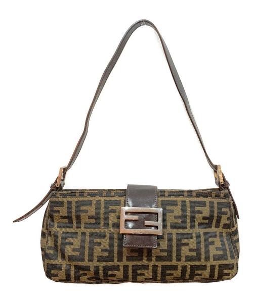 FENDI（フェンディ）FENDI (フェンディ) セミショルダーバッグ ブラウンの古着・服飾アイテム