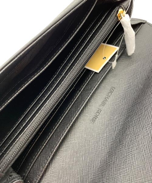 MICHAEL KORS（マイケル・コース）MICHAEL KORS (マイケル・コース) 長財布 ブラックの古着・服飾アイテム